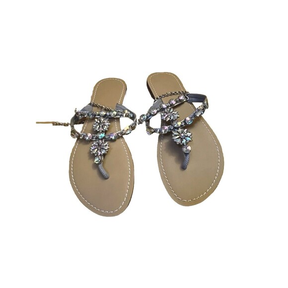Women’s Crystal Sandals Size 11 - Picture 1 of 5